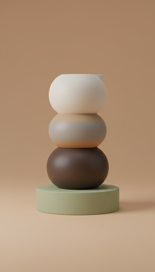Stacked Silhouette Carafe