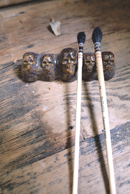 Paint Brush Rest - Plum