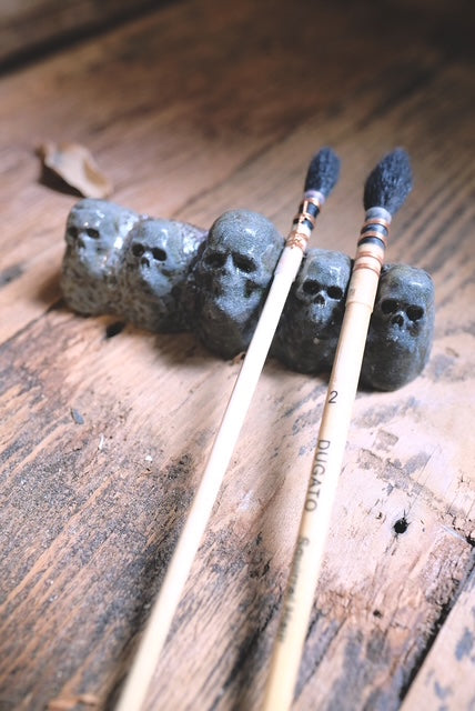 Paint Brush Rest - Gray