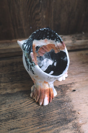 Cat Poddling Sculpture I