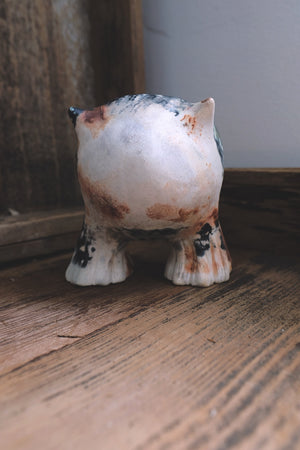 Cat Poddling Sculpture I
