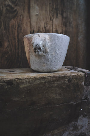 Sculpted Skull Espresso Cup