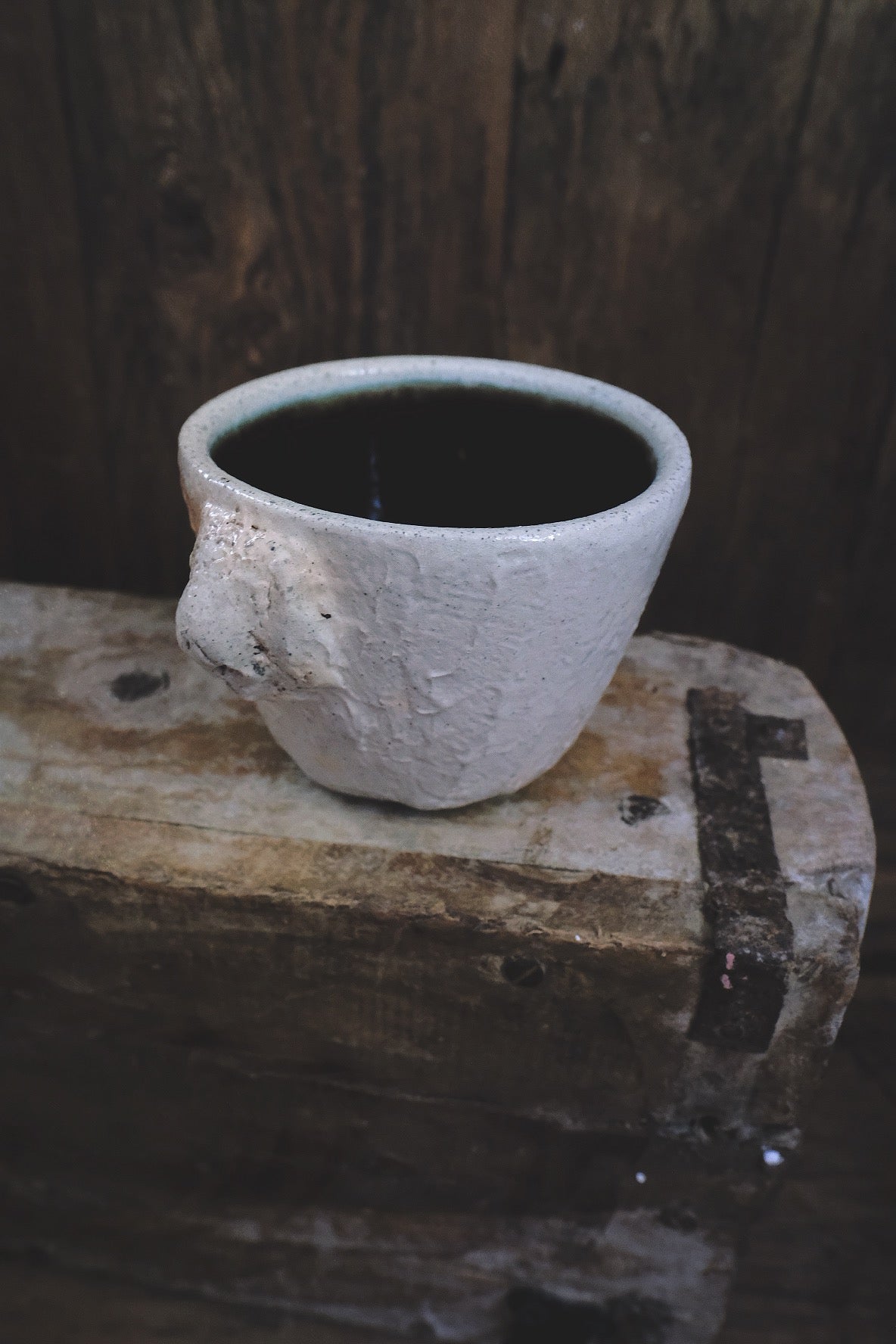 Sculpted Skull Espresso Cup