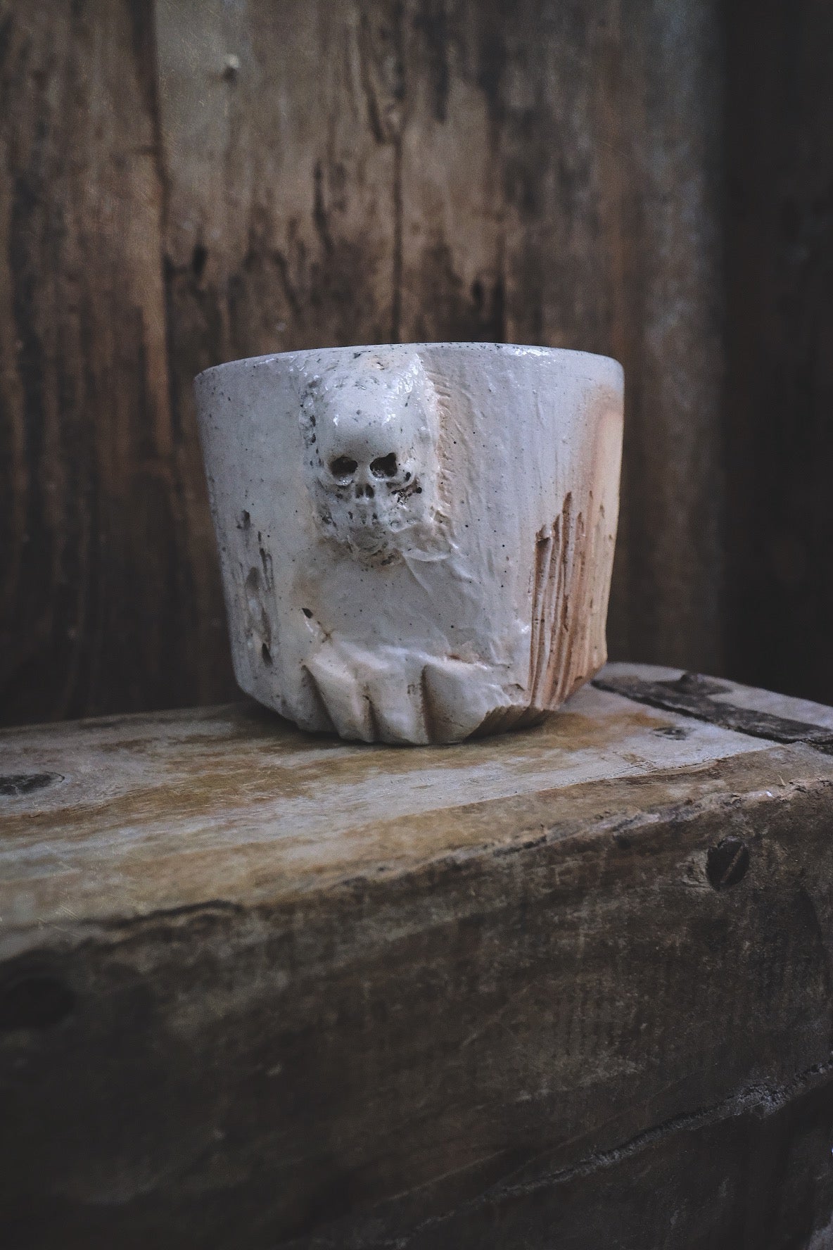 Skull Woodfired Espresso/Tea Cup
