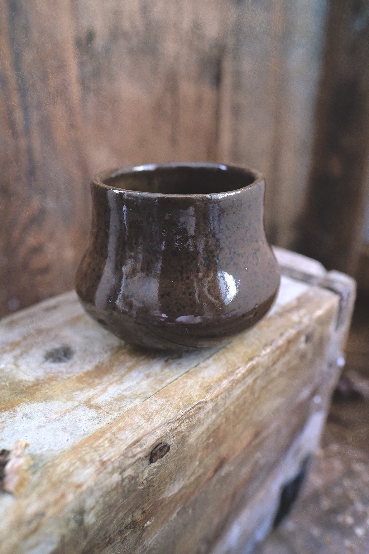 Speckle Brown Espresso Cup Set