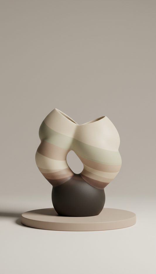Curvilinear Shift Bud Vessel